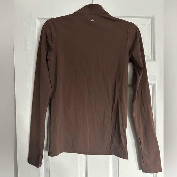Vitality Brown Quarter Zip Sweater - Picture 3 of 3